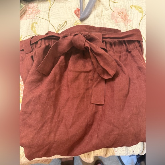 Amour Linen Bergen Mid-Length Linen Skirt - Picture 7 of 10